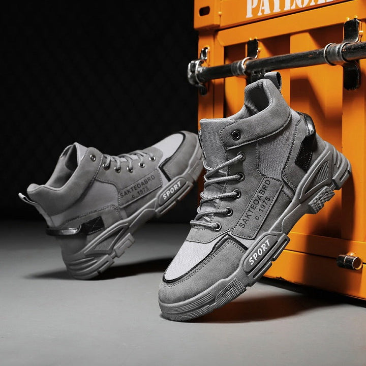 Discover the Comfort and Style of Men's Casual High Top Canvas Martin Boots