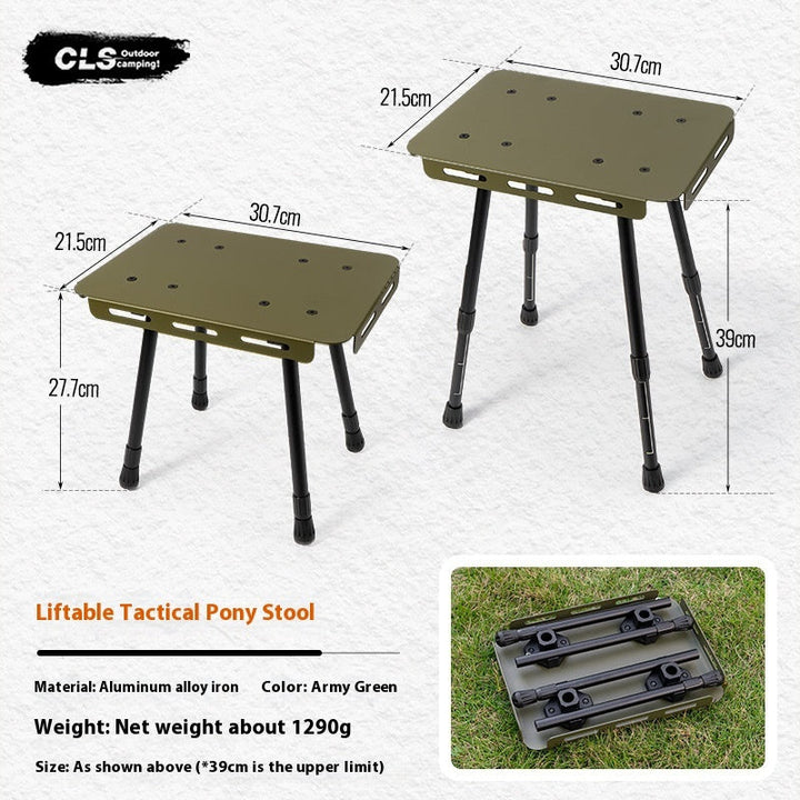 Discover the Ultimate Adventure Companion: CLS Outdoor Dual Use Mini Folding Table Camping Stool