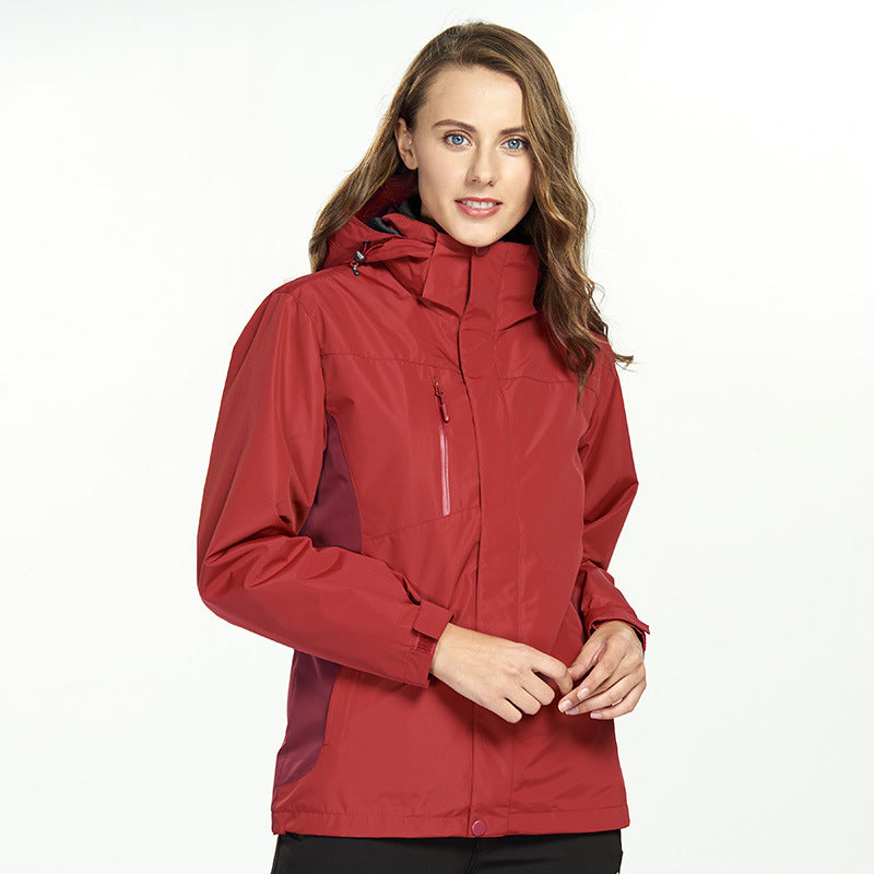Men's And Women's Windproof And Warm Thick Mountaineering Jacket