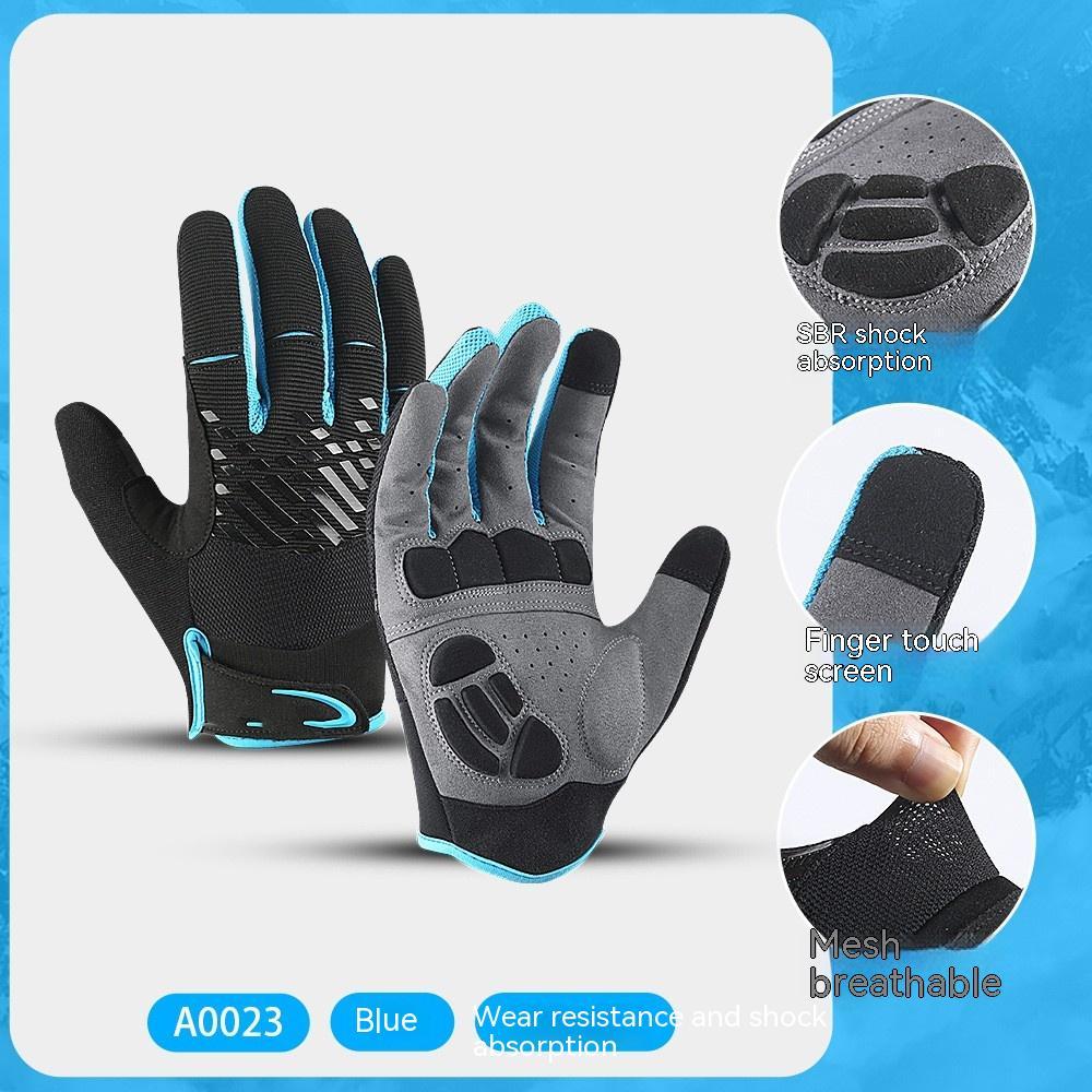 Outdoor Mountain Bike Long Finger Touch Screen Gloves