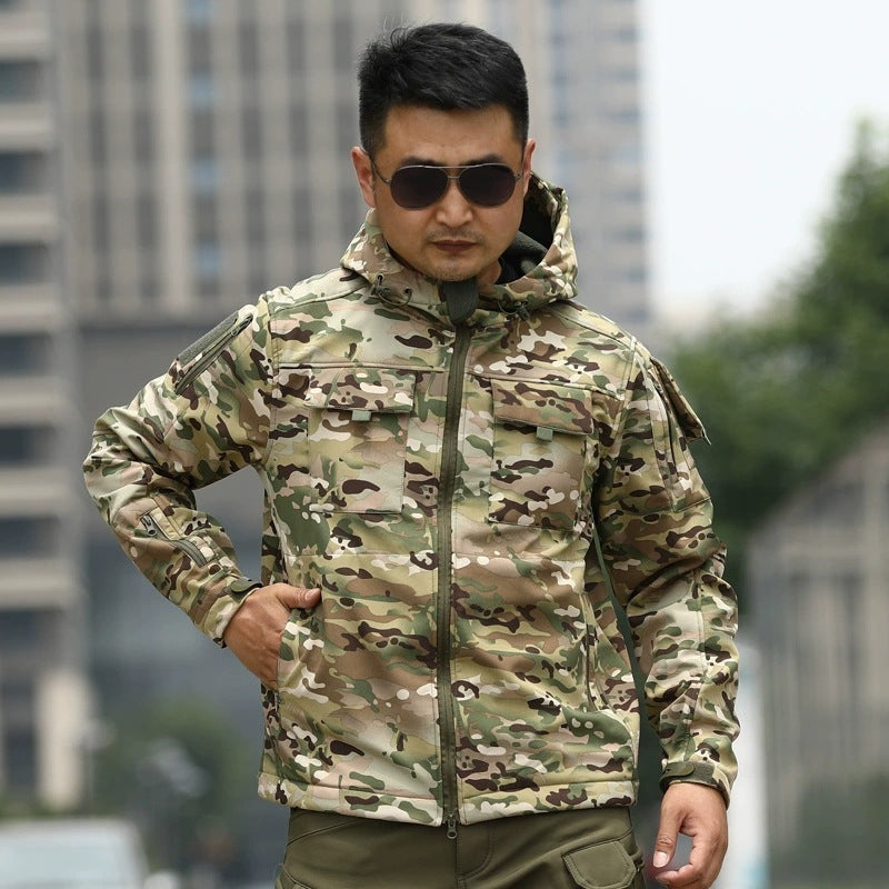 Shell Jacket Camouflage Cold Sports Outdoor Tactics Fleece Sweater