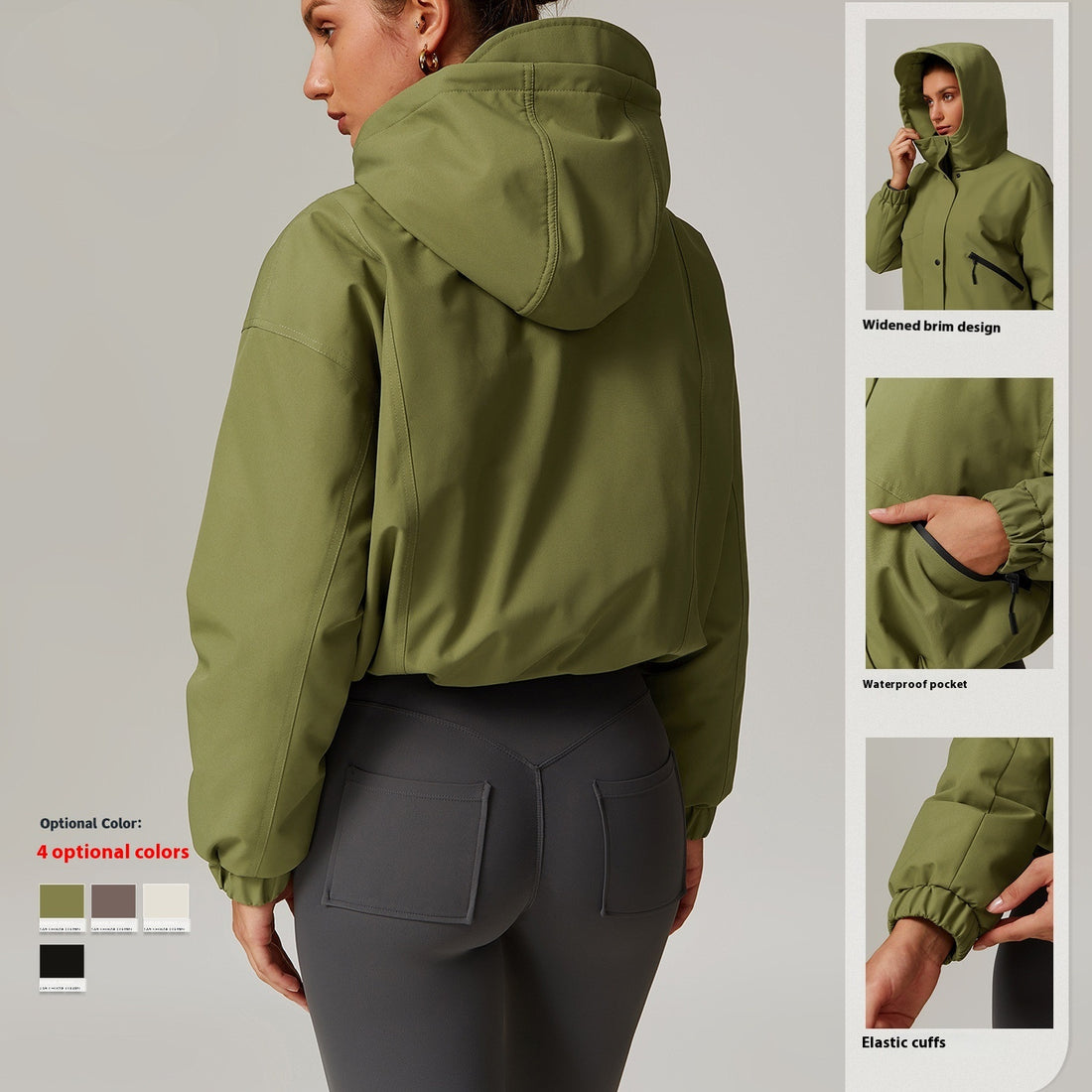 Comfortable Warm Fashionable All-match Shell Down Jacket