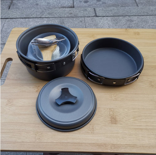 Outdoor cookware camping cookware set
