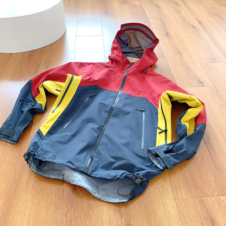 Windproof Hood Hard Shell Shell Jacket