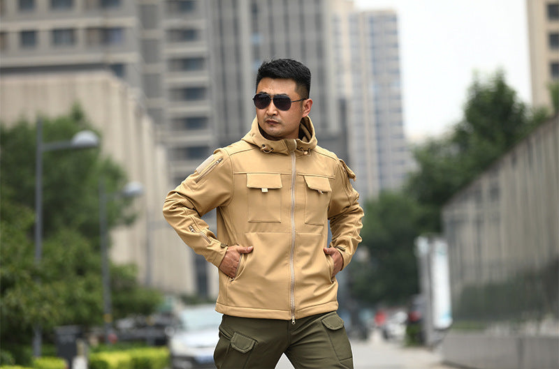 Shell Jacket Camouflage Cold Sports Outdoor Tactics Fleece Sweater