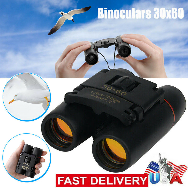 Binoculars 30x60 Zoom Travel Compact