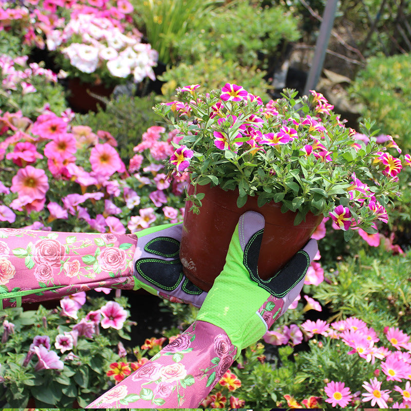 Floral Stab-resistant Gloves