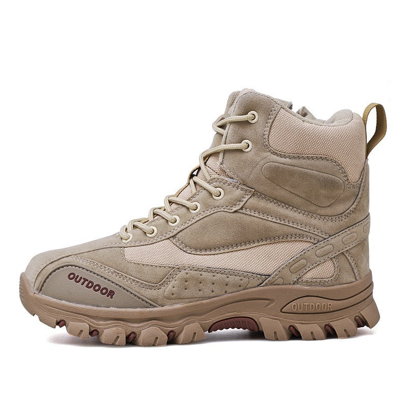 High-top hiking shoes men's outdoor