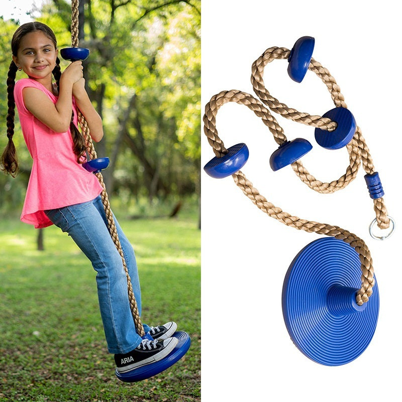 Disc swing seat