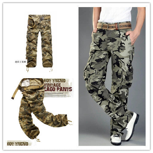 Camouflage Pants Casual Wear