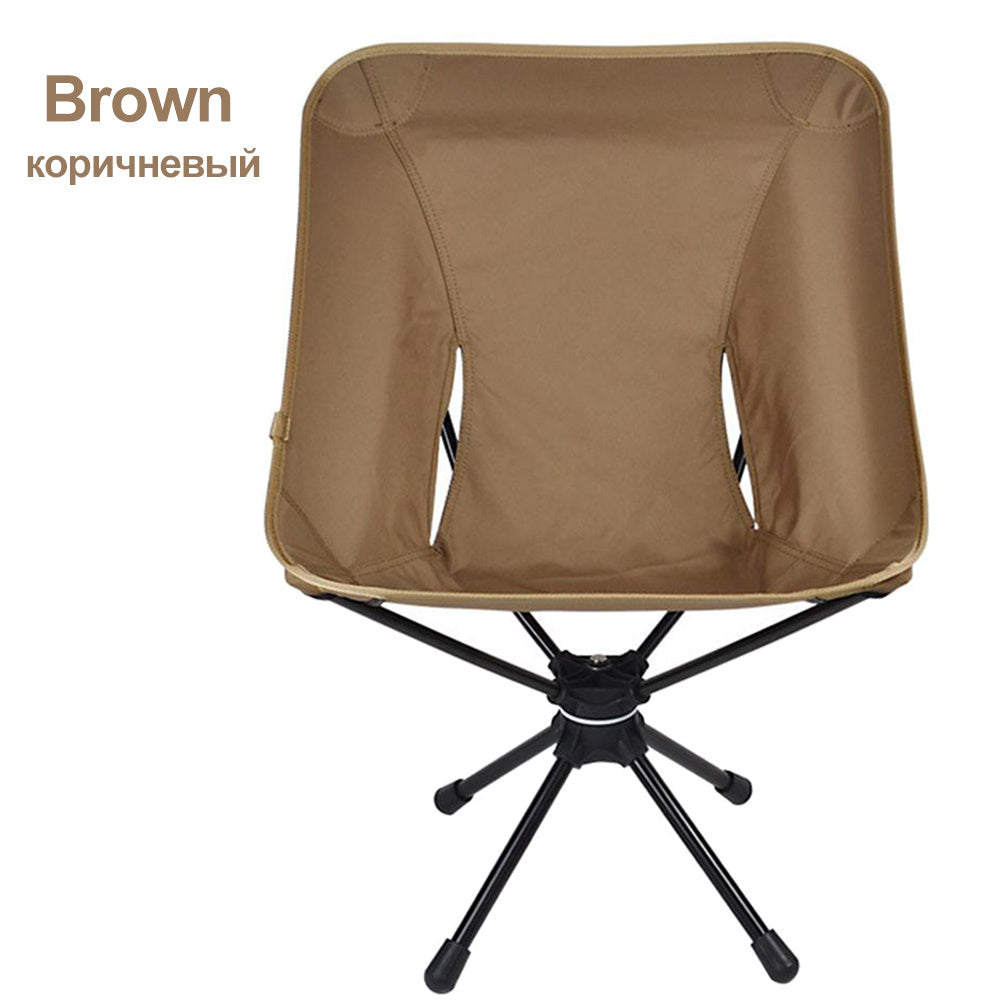 Outdoor Folding Chair 360 Degree Rotatable Leisure Chair