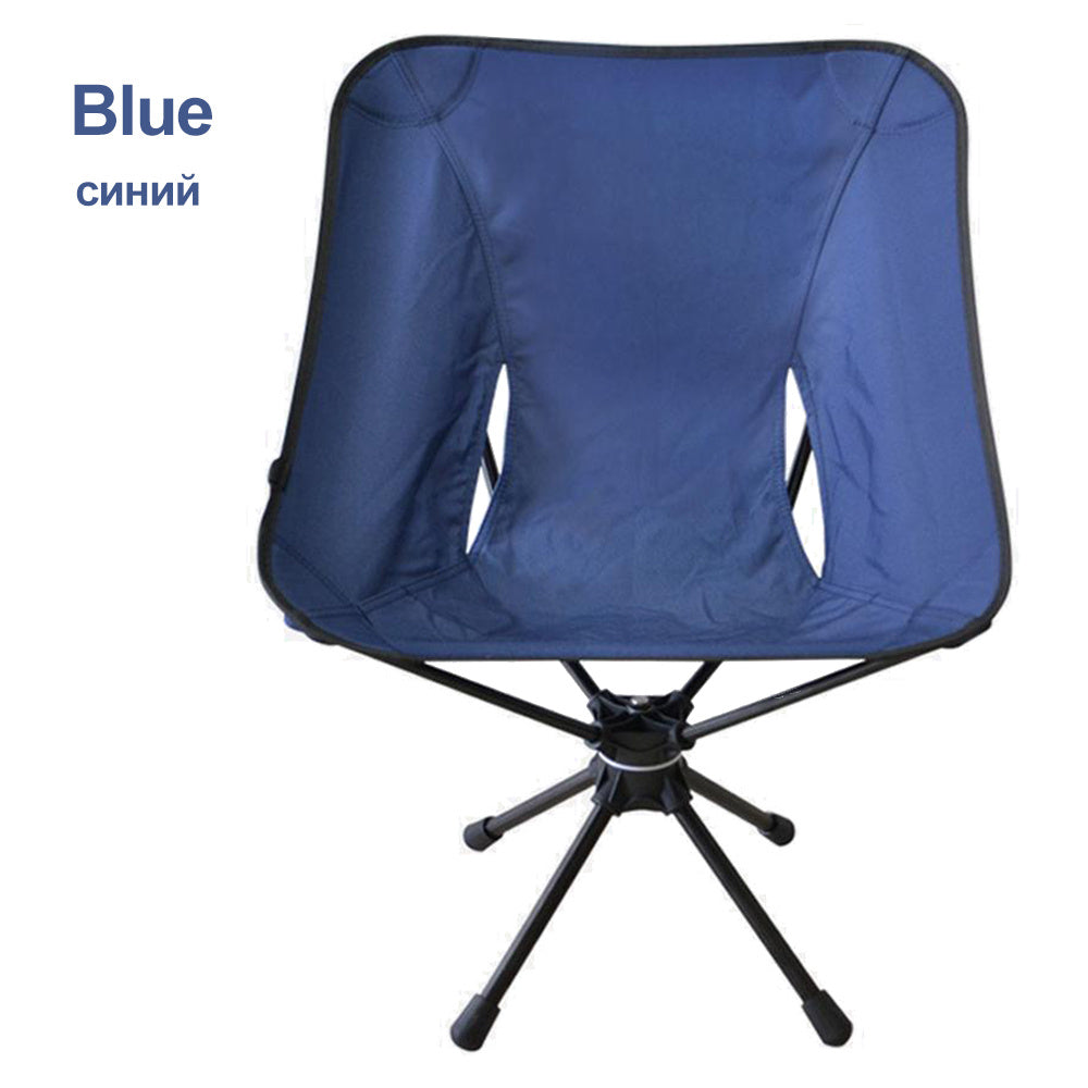 Outdoor Folding Chair 360 Degree Rotatable Leisure Chair