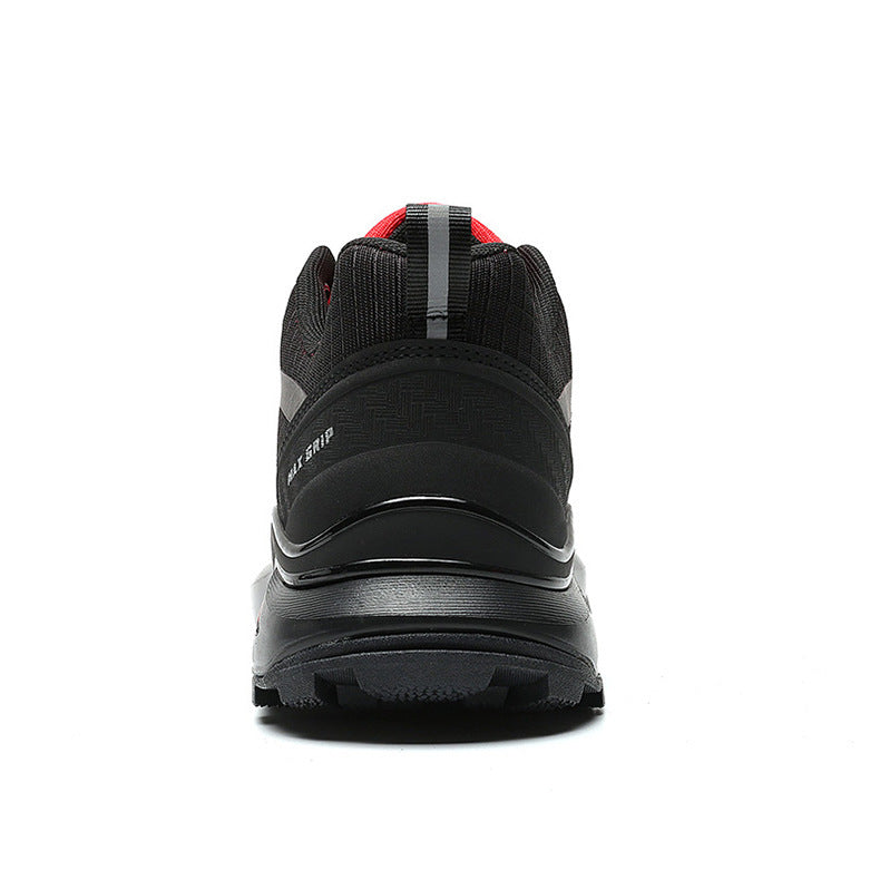 Outdoor Men's Hiking Shoes, Breathable, Lightweight, Non-slip Casual Hiking Shoes, Comfortable Sports And Leisure Shoes