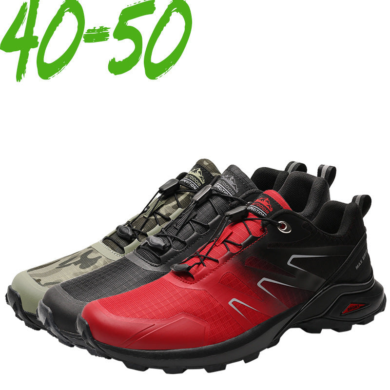 Outdoor Men's Hiking Shoes, Breathable, Lightweight, Non-slip Casual Hiking Shoes, Comfortable Sports And Leisure Shoes