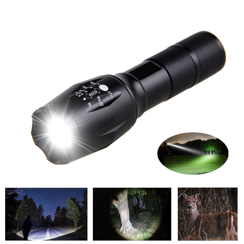 Hunting Zoomable Flashlight Torch Light