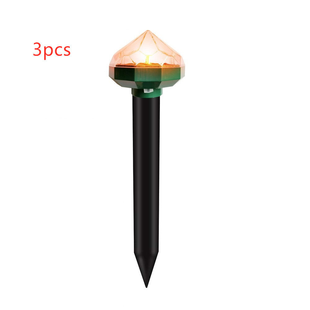 Diamond solar mouse repeller
