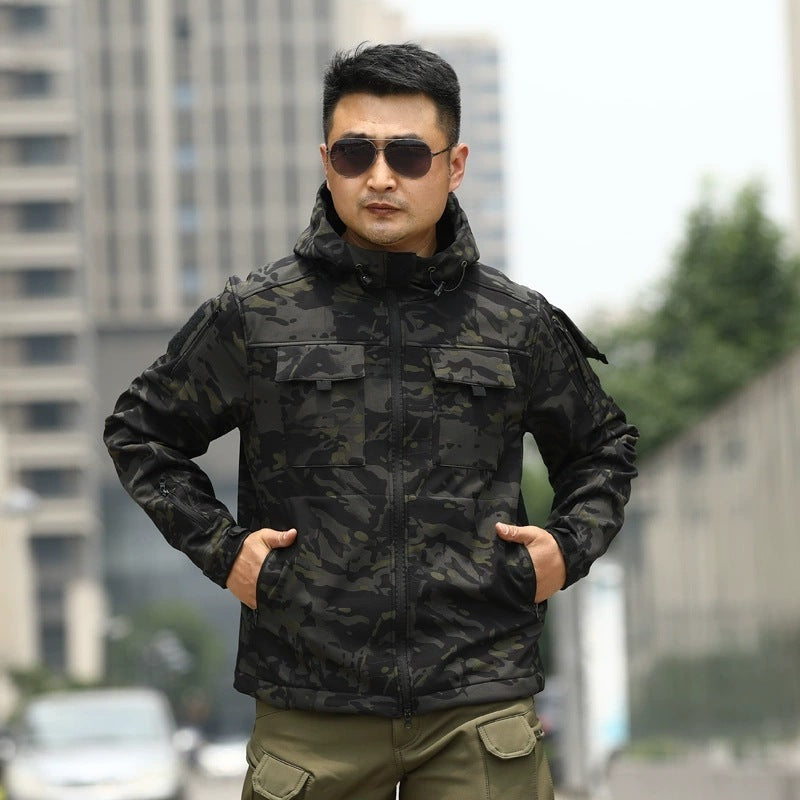 Shell Jacket Camouflage Cold Sports Outdoor Tactics Fleece Sweater