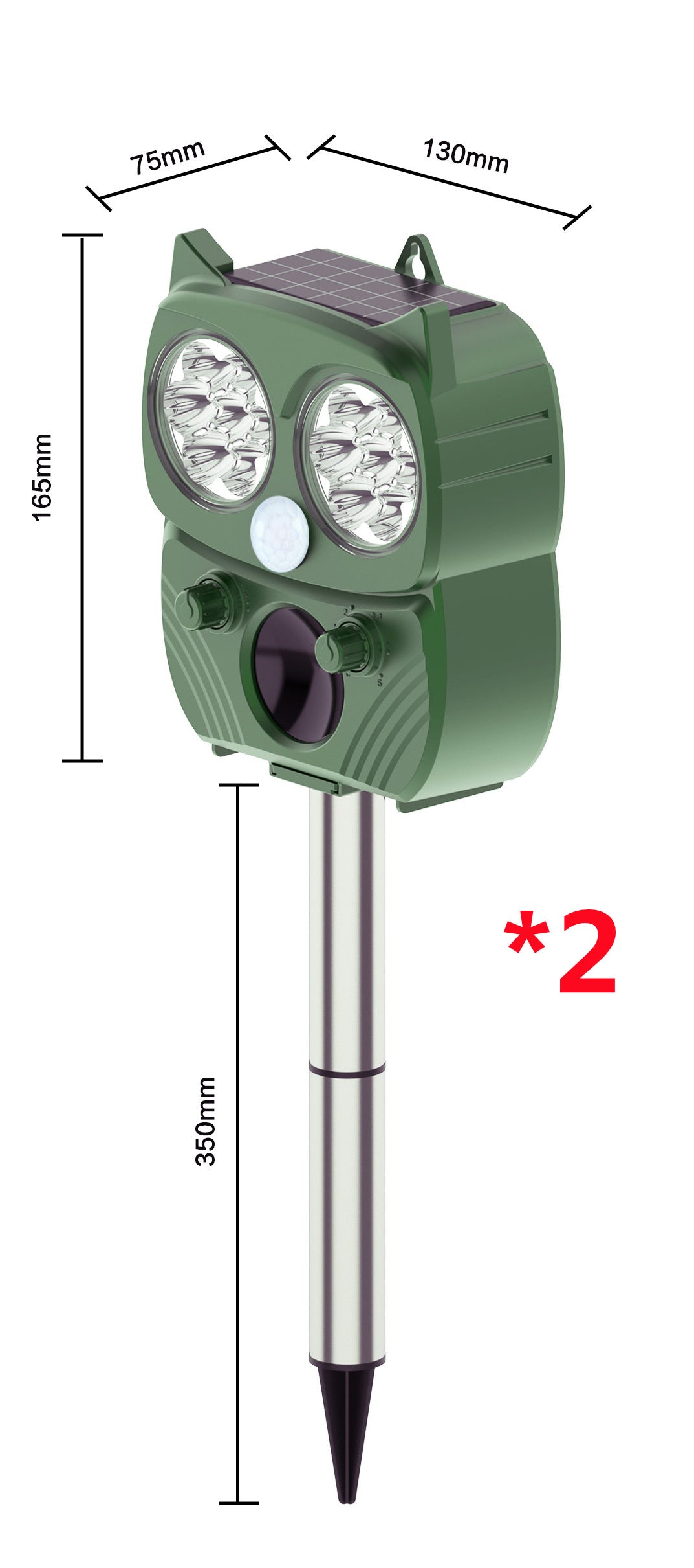 New Outdoor Solar Ultrasonic Mouse Expeller