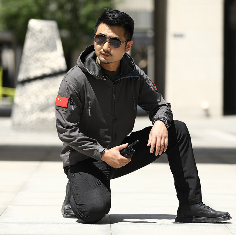 Tactical Outdoor Keep Warm Fleece Shell Jacket