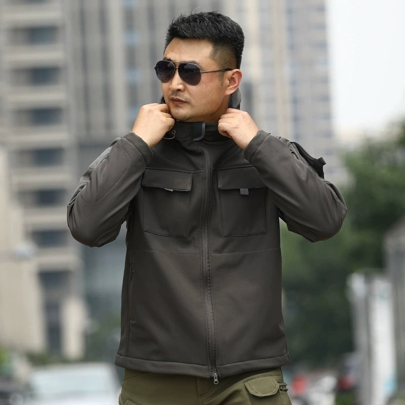 Shell Jacket Camouflage Cold Sports Outdoor Tactics Fleece Sweater