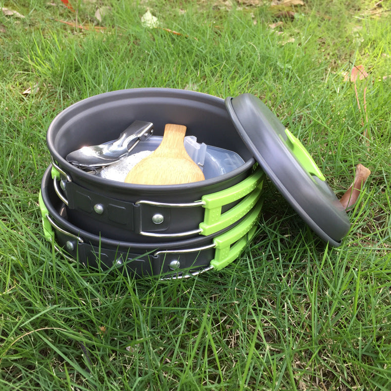 Outdoor cookware camping cookware set