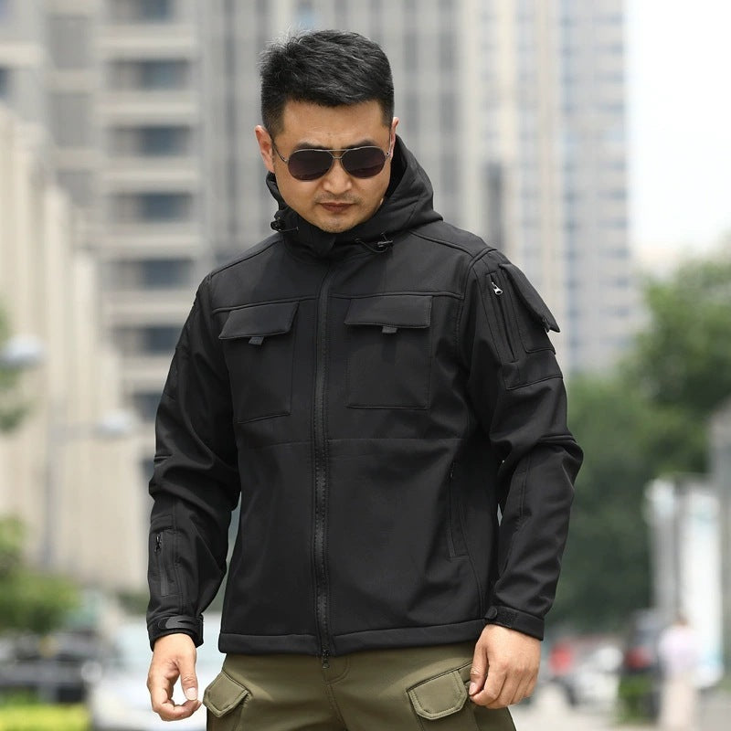 Shell Jacket Camouflage Cold Sports Outdoor Tactics Fleece Sweater