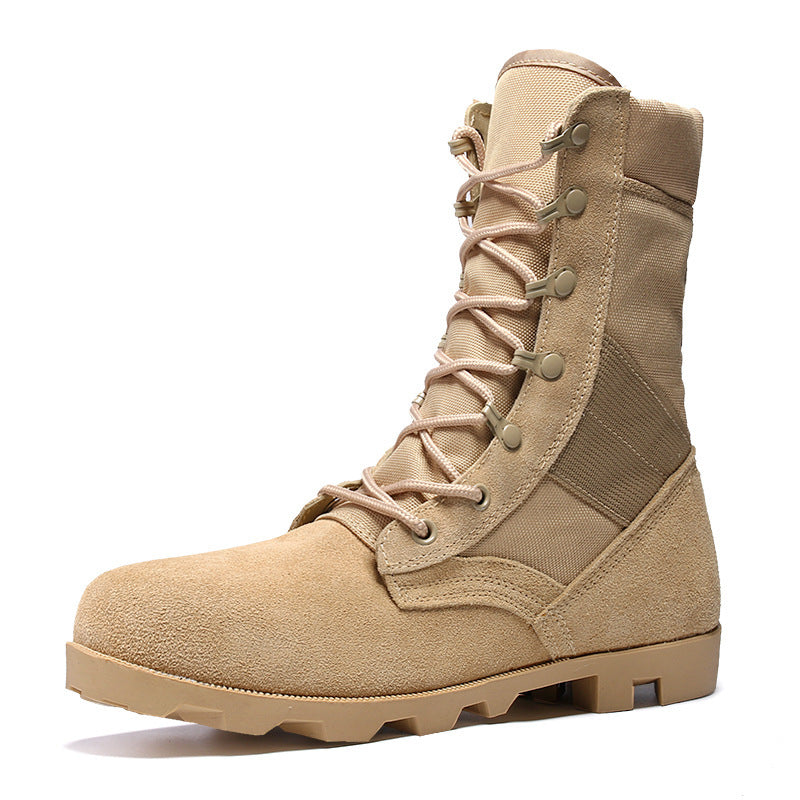Men's Outdoor Leather Breathable High Boots