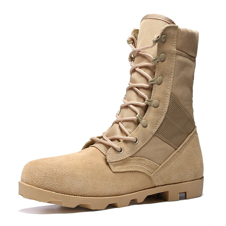 Men's Outdoor Leather Breathable High Boots