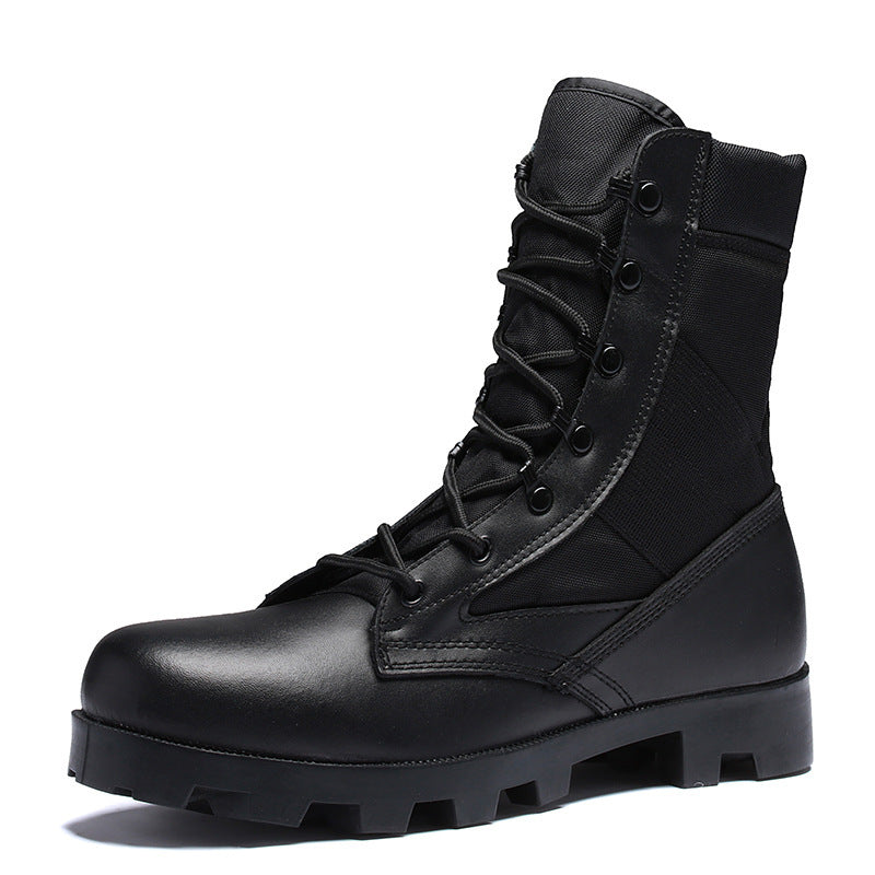 Men's Outdoor Leather Breathable High Boots