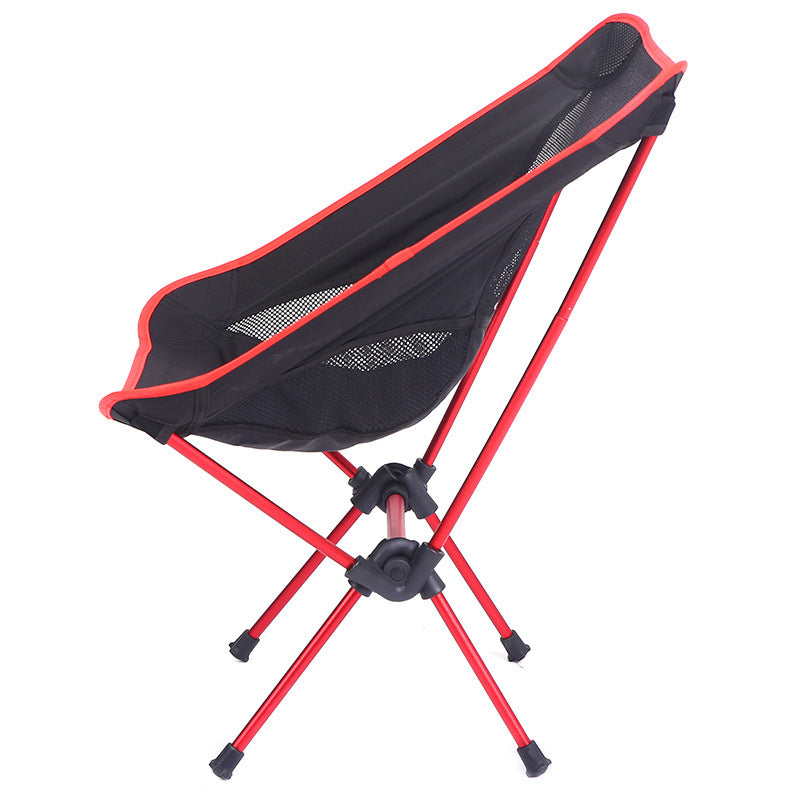 Outdoor folding chair, wild courtyard, ultralight beach, leisure, moon lounger