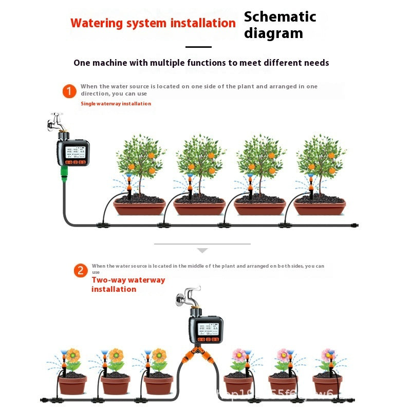Garden Automatic Watering Device Timing Sprinkler Irrigation System