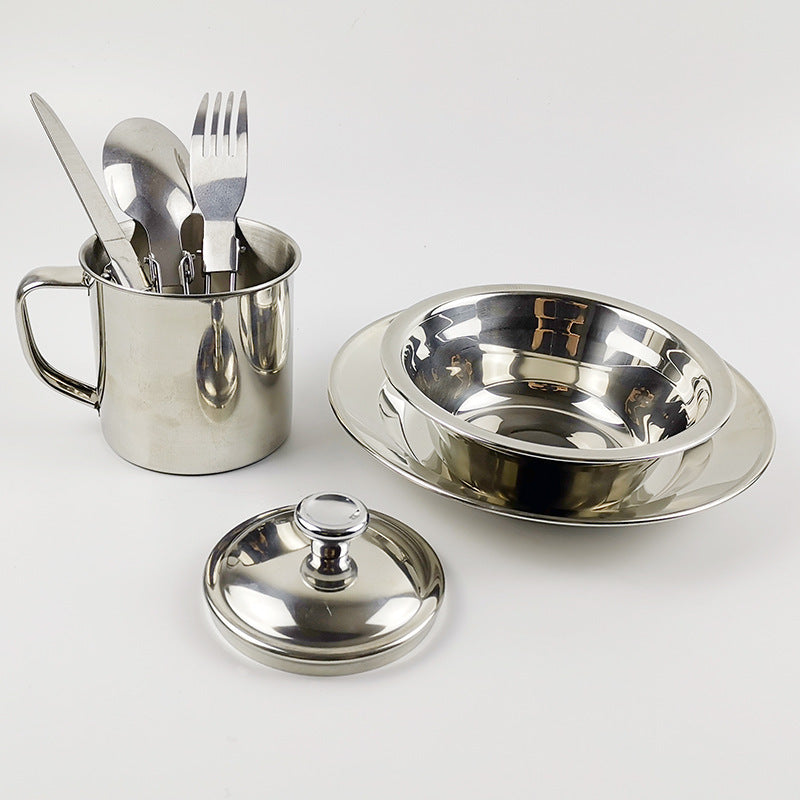 Outdoor Camping Tableware Cookware Set