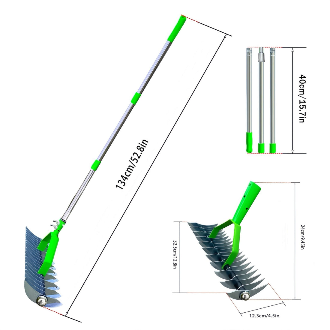 Gardening Tools Lawn Hay Rake