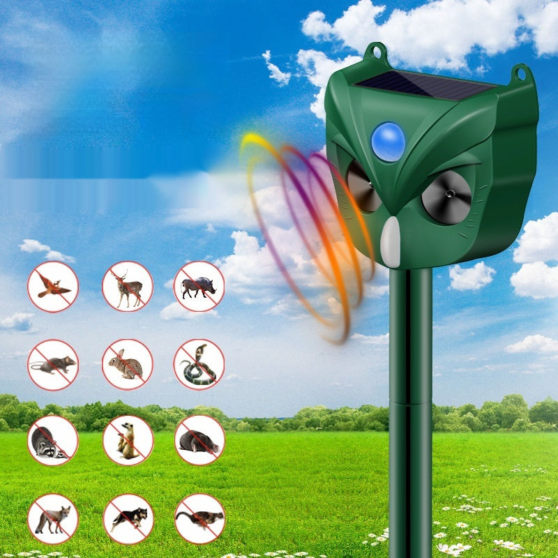 Solar Ultrasonic Animal Repeller