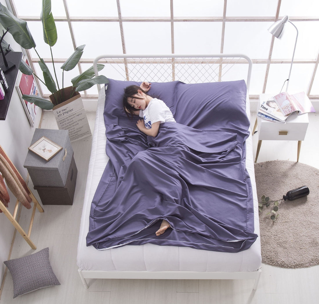 Thin Portable Ultra-light Cotton Sleeping Quilt Cover Anti-dirt-proof Travel Sleeping Bag