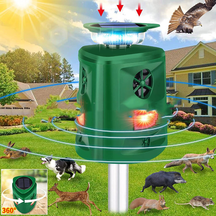 Solar-powered Animal Repeller 360 Degrees