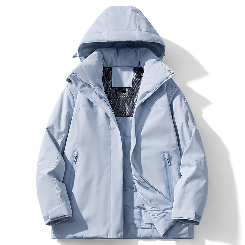Winter Cotton-padded Coat Shell Jacket Fleece-lined Cold-resistant Windproof Waterproof Antifouling Outdoor