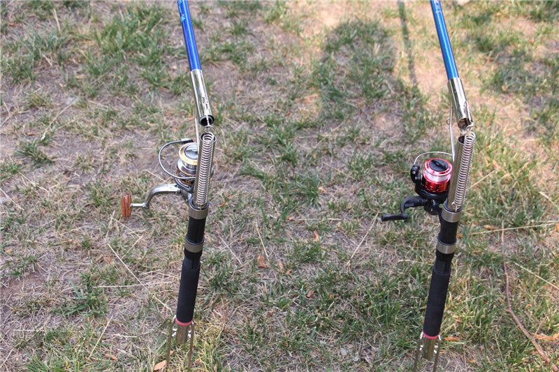 Automatic fishing rod pole