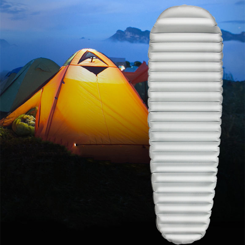 Ultra-light Silver-coated Single Double Inflatable Moisture-proof Outdoor Mountaineering  Camping Mat