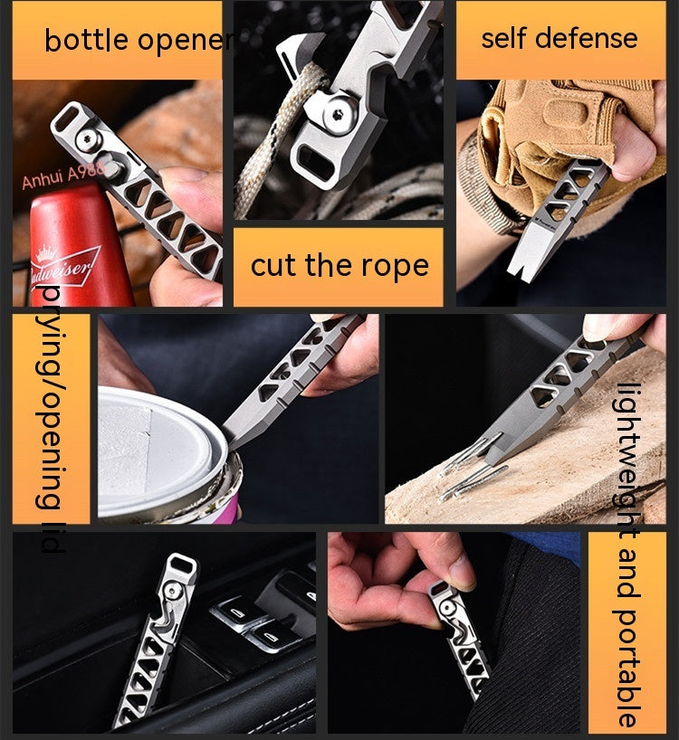 Titanium Crowbar Tools Survival Gear