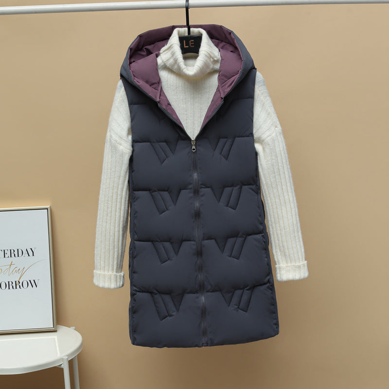 Double-sided Long Vest Jacket Fashion