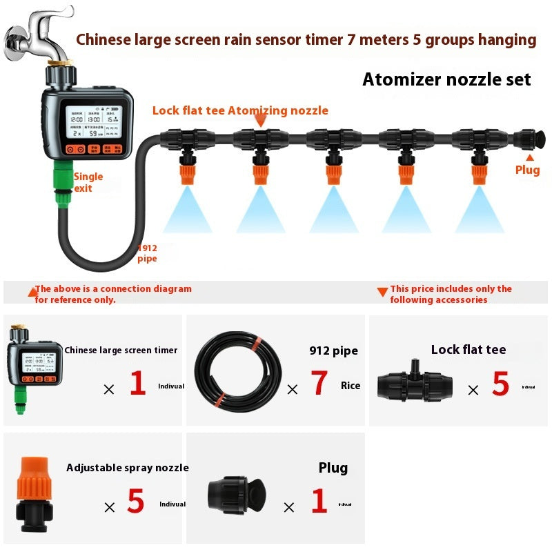 Garden Automatic Watering Device Timing Sprinkler Irrigation System