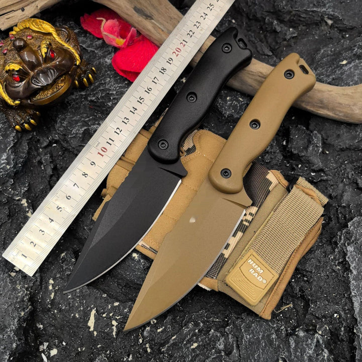 Caba Series BK18-BK19 Wilderness Survival K Sheath Straight Knife Field Knife Camping Fishing Sharp Fruit Knife