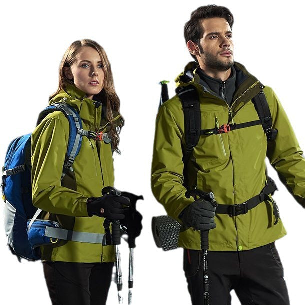 Men's And Women's Windproof And Warm Thick Mountaineering Jacket