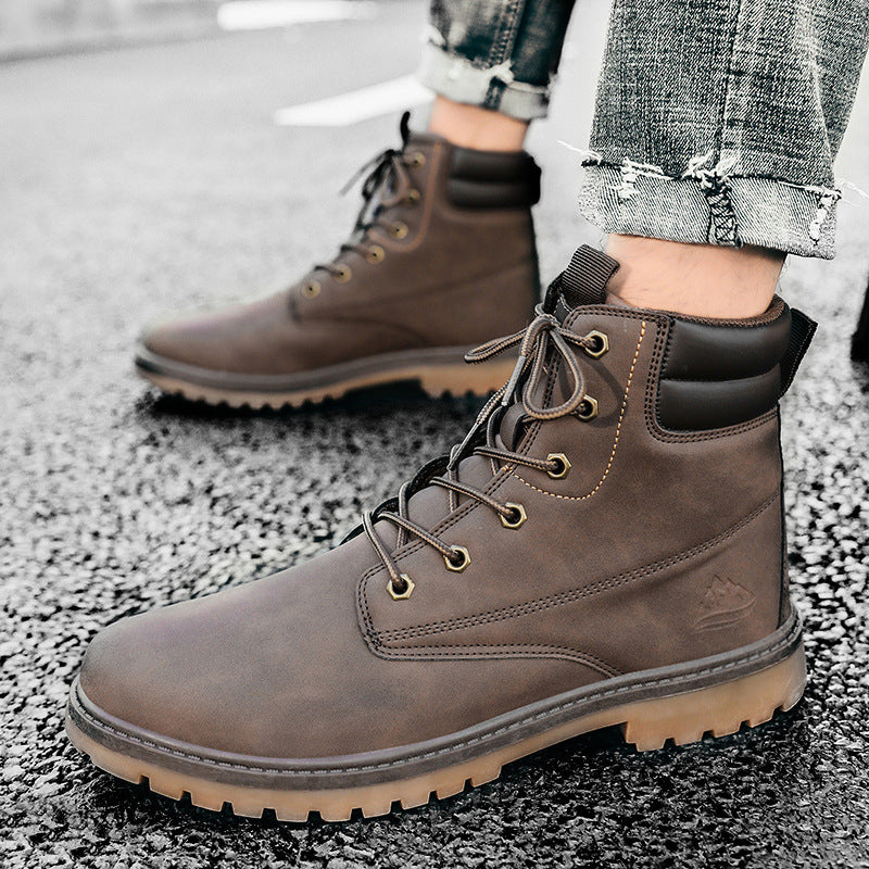 British High-top Boots Outdoor Hiking Shoes