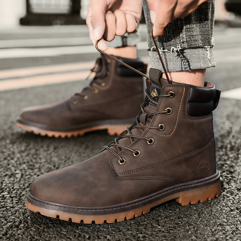 British High-top Boots Outdoor Hiking Shoes