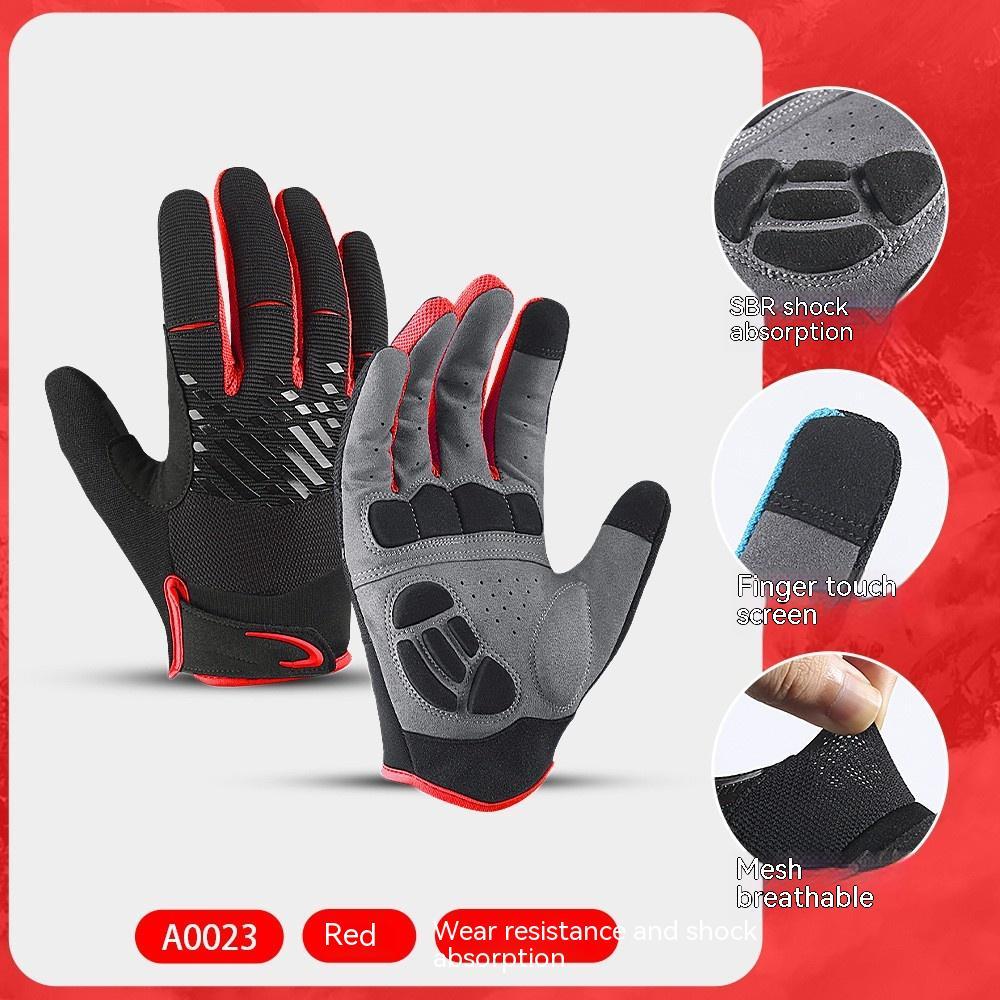 Outdoor Mountain Bike Long Finger Touch Screen Gloves
