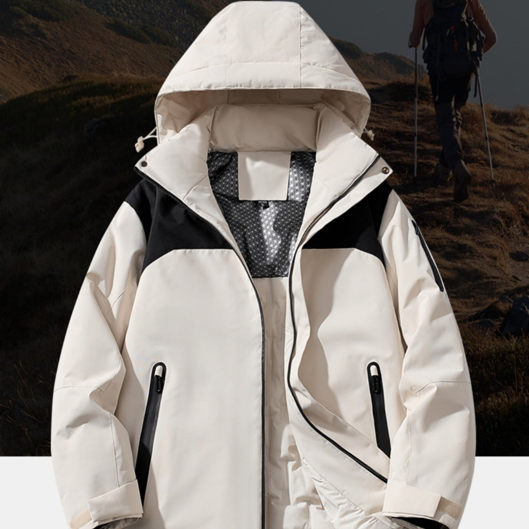 Winter Cotton-padded Coat Shell Jacket Fleece-lined Cold-resistant Windproof Waterproof Antifouling Outdoor