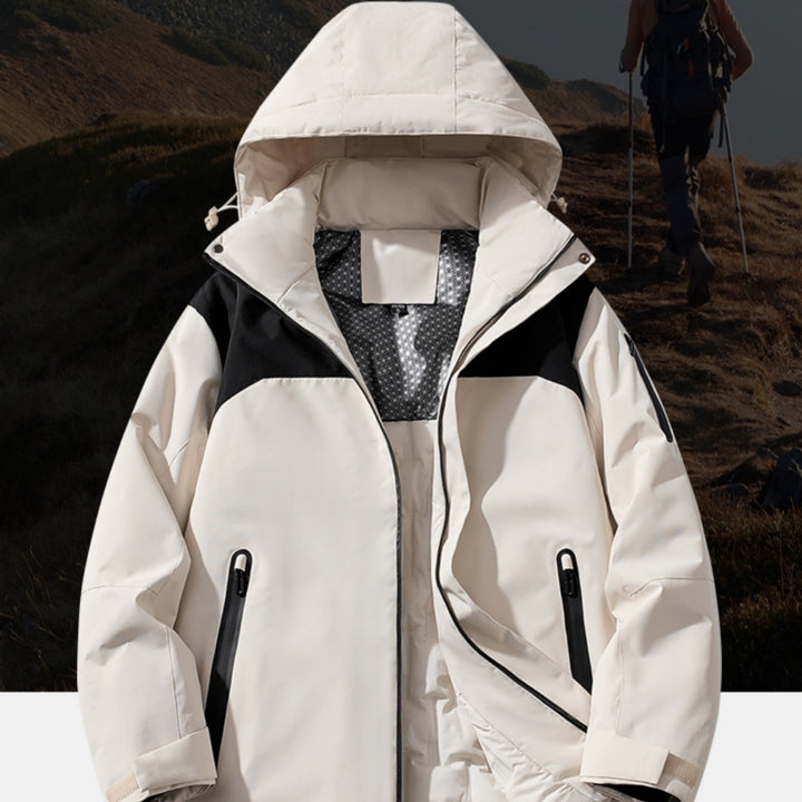 Winter Cotton-padded Coat Shell Jacket Fleece-lined Cold-resistant Windproof Waterproof Antifouling Outdoor