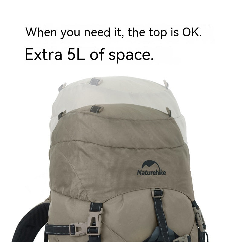 Naturehike Outdoor Wind Exploration 70L Hiking Backpack Large Capacity Leisure Sports Tourism